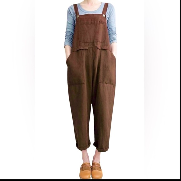 Brown Women's Jumpsuit XXL - Picture 6 of 6